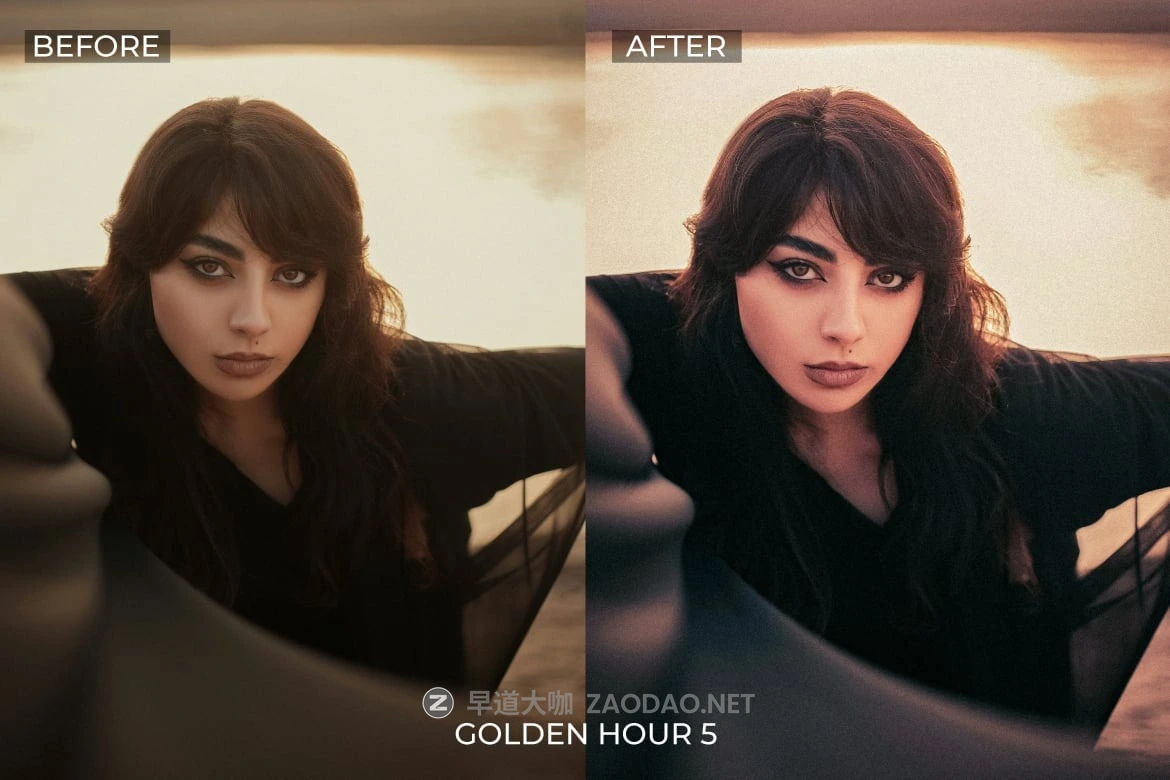 5组梦幻美学灯光室效果电影肖像摄影照片调色LR预设包 Golden Hour Lightroom Presets插图4 5组梦幻美学灯光室效果电影肖像摄影照片调色LR预设包 Golden Hour Lightroom Presets插图4