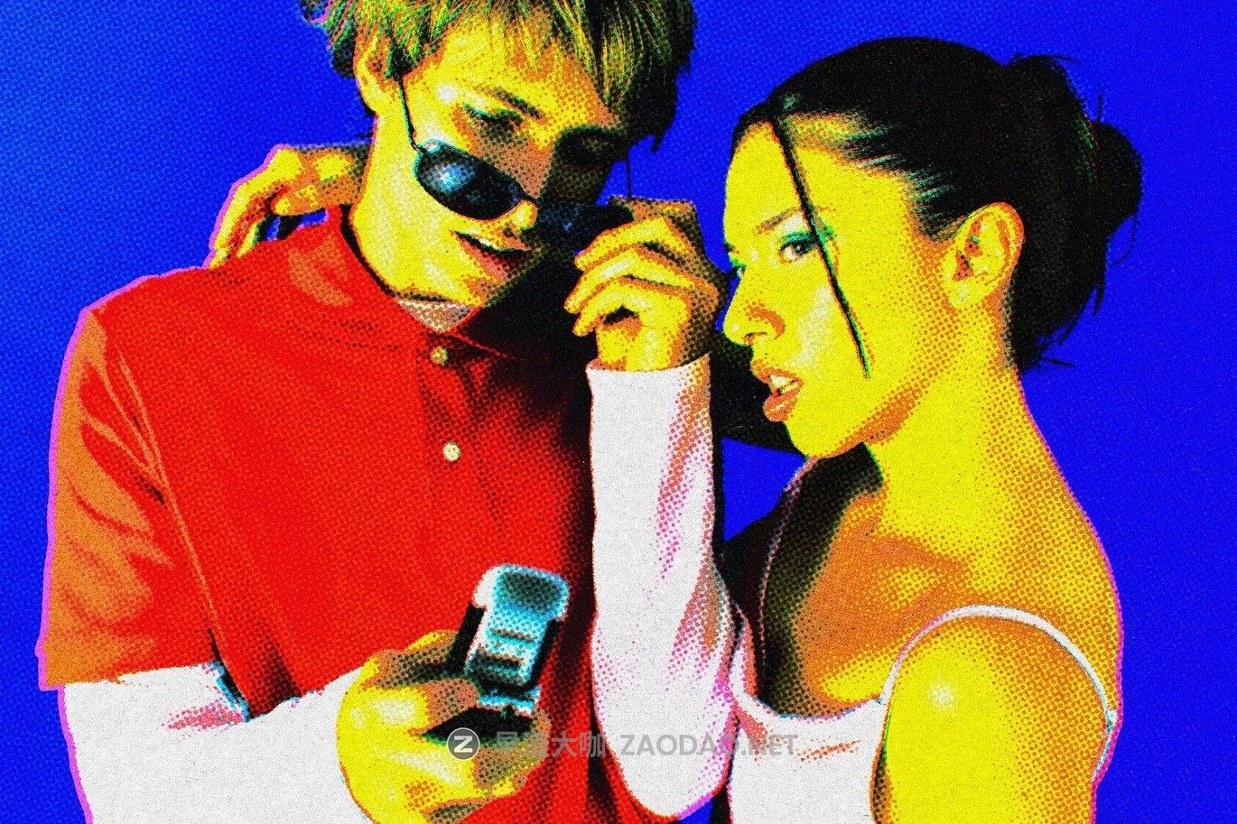 复古半调扫描打印杂志照片效果ps特效滤镜样机 Printed Dots Magazine Photo Effect插图4 复古半调扫描打印杂志照片效果ps特效滤镜样机 Printed Dots Magazine Photo Effect插图4