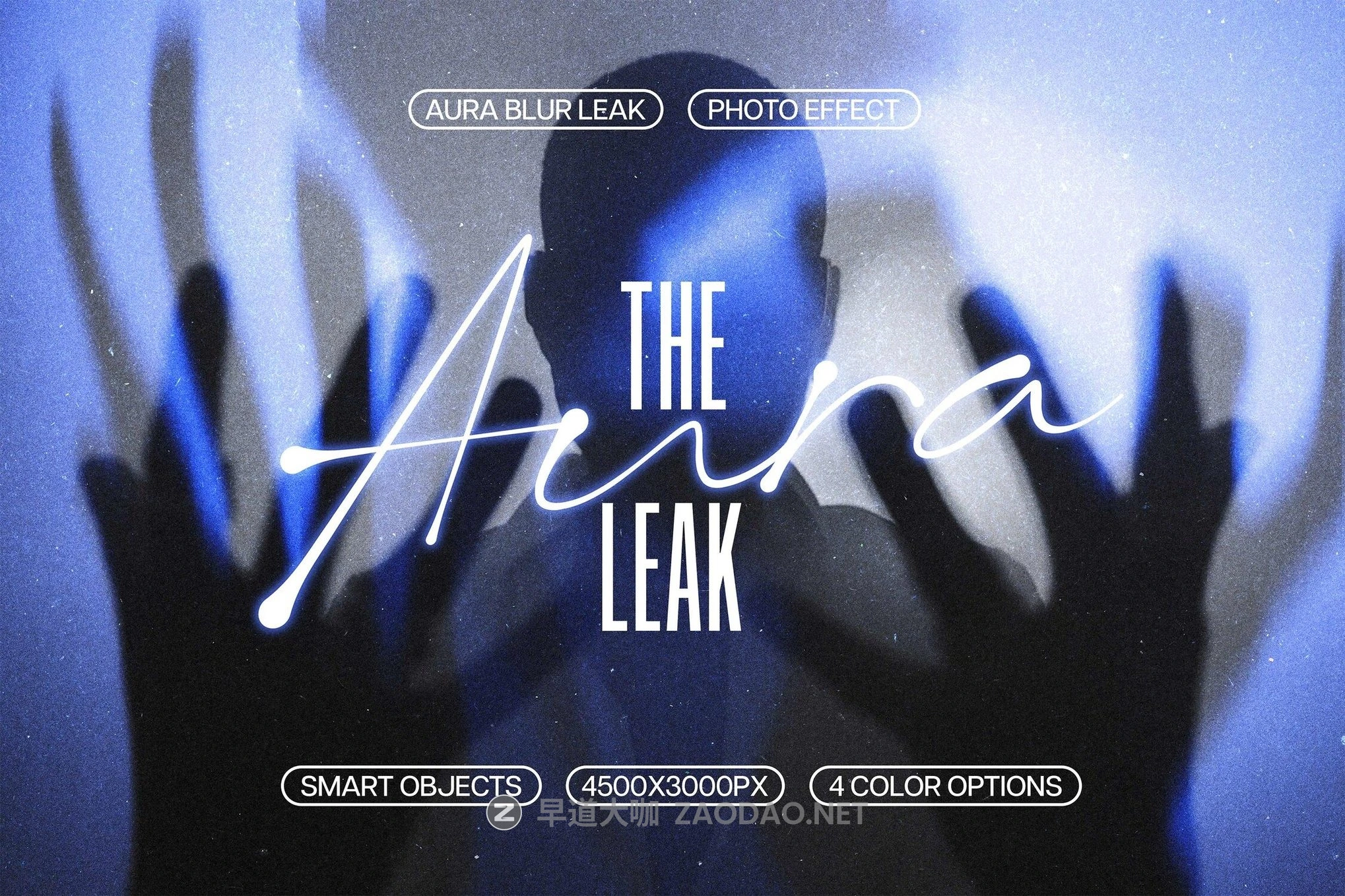 梦幻颗粒模糊光环漏光照片效果ps特效滤镜样机 Aura Leak Photo Effect插图 梦幻颗粒模糊光环漏光照片效果ps特效滤镜样机 Aura Leak Photo Effect插图