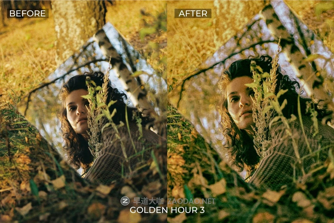5组梦幻美学灯光室效果电影肖像摄影照片调色LR预设包 Golden Hour Lightroom Presets插图5 5组梦幻美学灯光室效果电影肖像摄影照片调色LR预设包 Golden Hour Lightroom Presets插图5