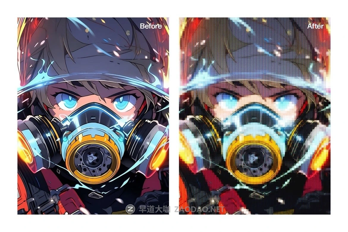 复古动漫风格像素化故障失真照片效果ps特效滤镜样机 Retro Console Pixelated Photo Effect Template插图5 复古动漫风格像素化故障失真照片效果ps特效滤镜样机 Retro Console Pixelated Photo Effect Template插图5