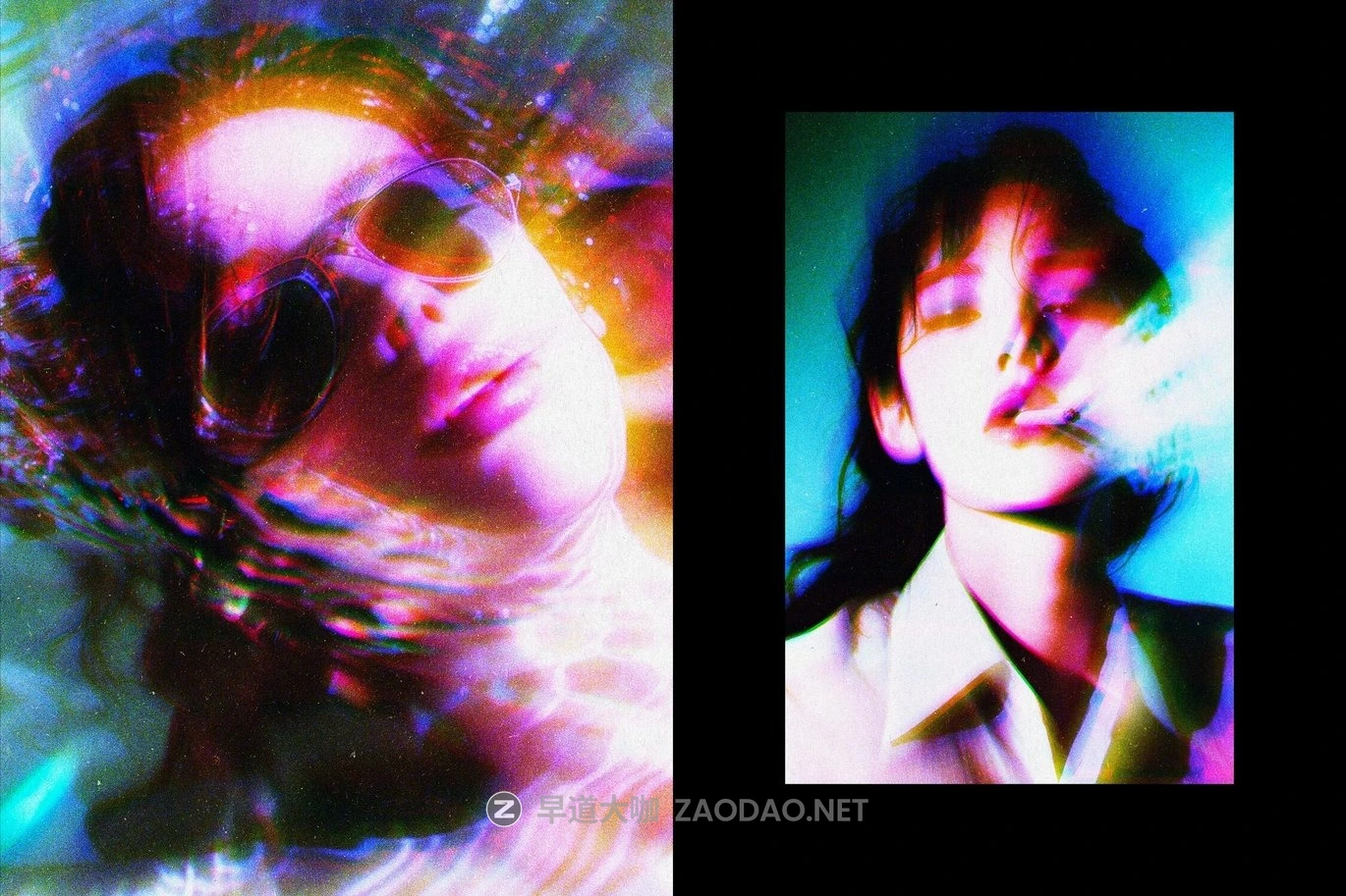 故障动感模糊发光粒状照片效果ps特效滤镜样机 Motion Riso Blur Photo Effect插图5 故障动感模糊发光粒状照片效果ps特效滤镜样机 Motion Riso Blur Photo Effect插图5