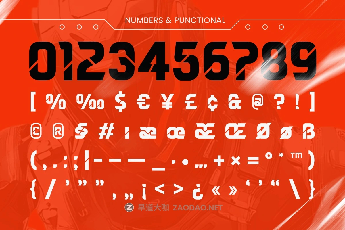 未来科幻游戏电子竞技机能装饰英文字体安装包 Ranger – Futuristic E-Sport Font插图5 未来科幻游戏电子竞技机能装饰英文字体安装包 Ranger – Futuristic E-Sport Font插图5