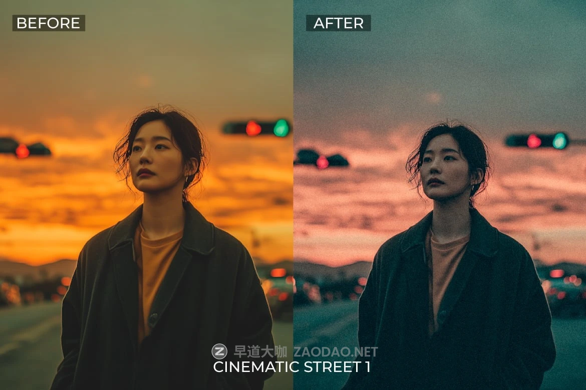 5组灯光室效果城市街头电影照片调色Lightroom预设 Cinematic Street Lightroom Presets插图1 5组灯光室效果城市街头电影照片调色Lightroom预设 Cinematic Street Lightroom Presets插图1