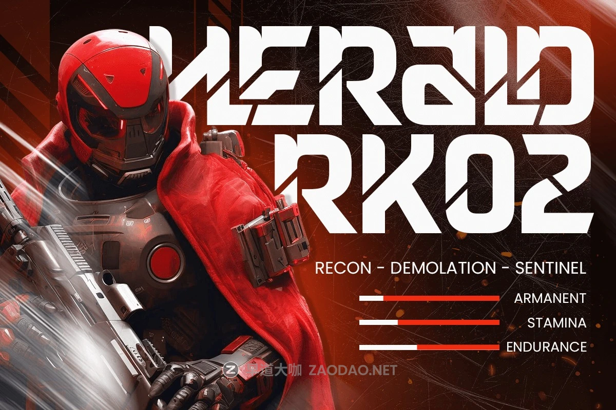 未来科幻游戏电子竞技机能装饰英文字体安装包 Ranger – Futuristic E-Sport Font插图7 未来科幻游戏电子竞技机能装饰英文字体安装包 Ranger – Futuristic E-Sport Font插图7