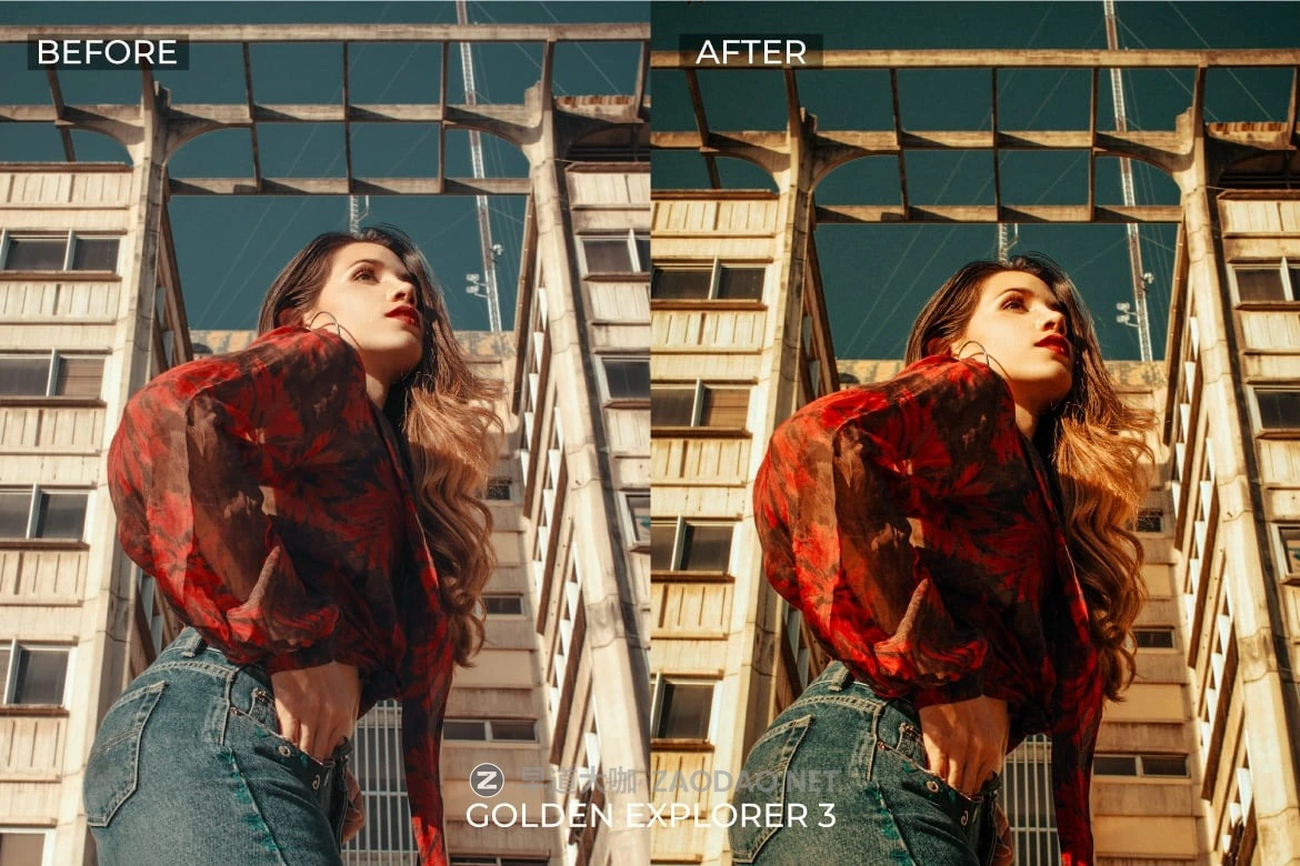 复古梦幻柔和金色灯光房效果户外旅行博主电影摄影照片调色Lightroom预设 Golden Explorer Lightroom Presets插图3 复古梦幻柔和金色灯光房效果户外旅行博主电影摄影照片调色Lightroom预设 Golden Explorer Lightroom Presets插图3