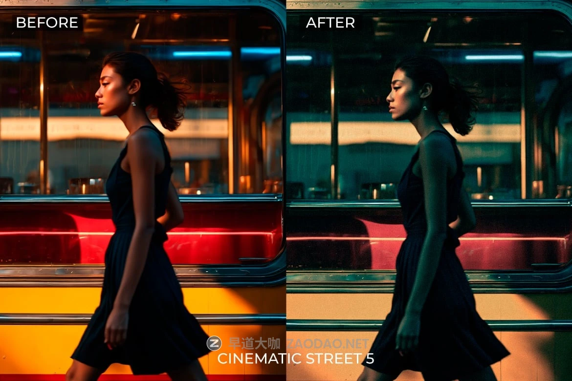 5组灯光室效果城市街头电影照片调色Lightroom预设 Cinematic Street Lightroom Presets插图3 5组灯光室效果城市街头电影照片调色Lightroom预设 Cinematic Street Lightroom Presets插图3