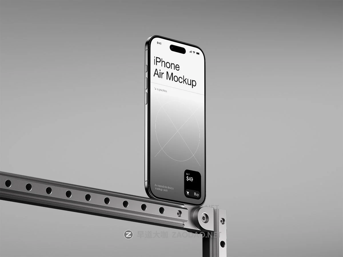 16款高级工业风手机app界面广告作品集设计苹果iPhone Air展示贴图psd/figma样机模板 AH-Mockups, iPhone Air by ls.graphics插图11 16款高级工业风手机app界面广告作品集设计苹果iPhone Air展示贴图psd/figma样机模板 AH-Mockups, iPhone Air by ls.graphics插图11