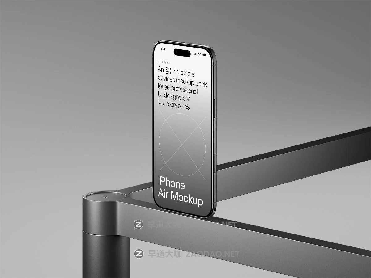 16款高级工业风手机app界面广告作品集设计苹果iPhone Air展示贴图psd/figma样机模板 AH-Mockups, iPhone Air by ls.graphics插图12 16款高级工业风手机app界面广告作品集设计苹果iPhone Air展示贴图psd/figma样机模板 AH-Mockups, iPhone Air by ls.graphics插图12