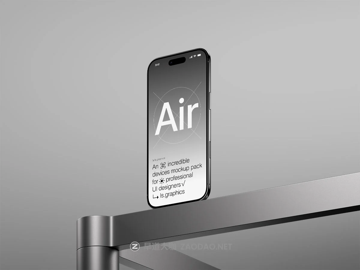 16款高级工业风手机app界面广告作品集设计苹果iPhone Air展示贴图psd/figma样机模板 AH-Mockups, iPhone Air by ls.graphics插图13 16款高级工业风手机app界面广告作品集设计苹果iPhone Air展示贴图psd/figma样机模板 AH-Mockups, iPhone Air by ls.graphics插图13