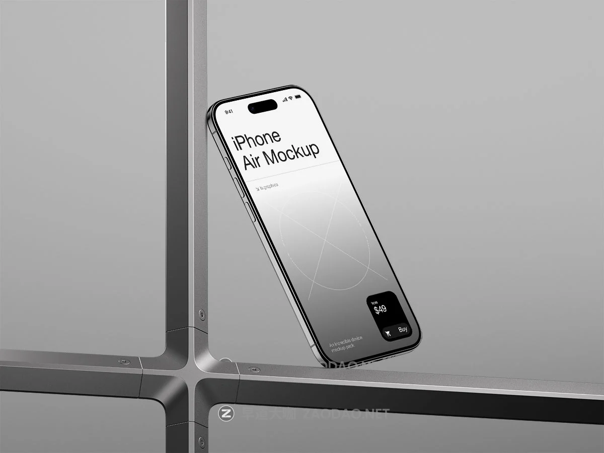 16款高级工业风手机app界面广告作品集设计苹果iPhone Air展示贴图psd/figma样机模板 AH-Mockups, iPhone Air by ls.graphics插图14 16款高级工业风手机app界面广告作品集设计苹果iPhone Air展示贴图psd/figma样机模板 AH-Mockups, iPhone Air by ls.graphics插图14