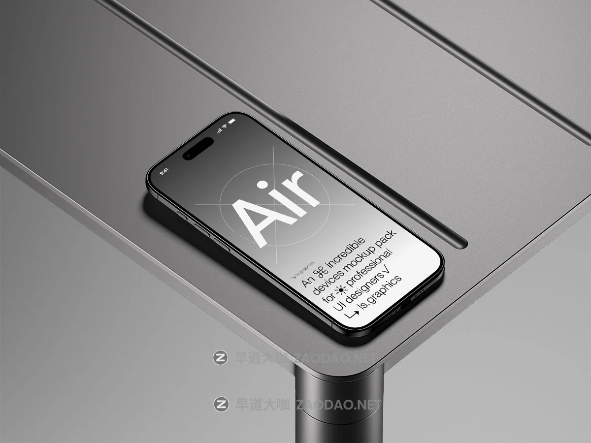 16款高级工业风手机app界面广告作品集设计苹果iPhone Air展示贴图psd/figma样机模板 AH-Mockups, iPhone Air by ls.graphics插图3 16款高级工业风手机app界面广告作品集设计苹果iPhone Air展示贴图psd/figma样机模板 AH-Mockups, iPhone Air by ls.graphics插图3