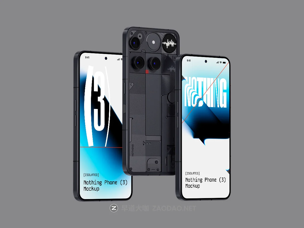 16款挖孔屏安卓智能手机app应用ui界面设计作品ps展示效果图样机模板素材 Nothing Phone (3) Mockups插图14 16款挖孔屏安卓智能手机app应用ui界面设计作品ps展示效果图样机模板素材 Nothing Phone (3) Mockups插图14
