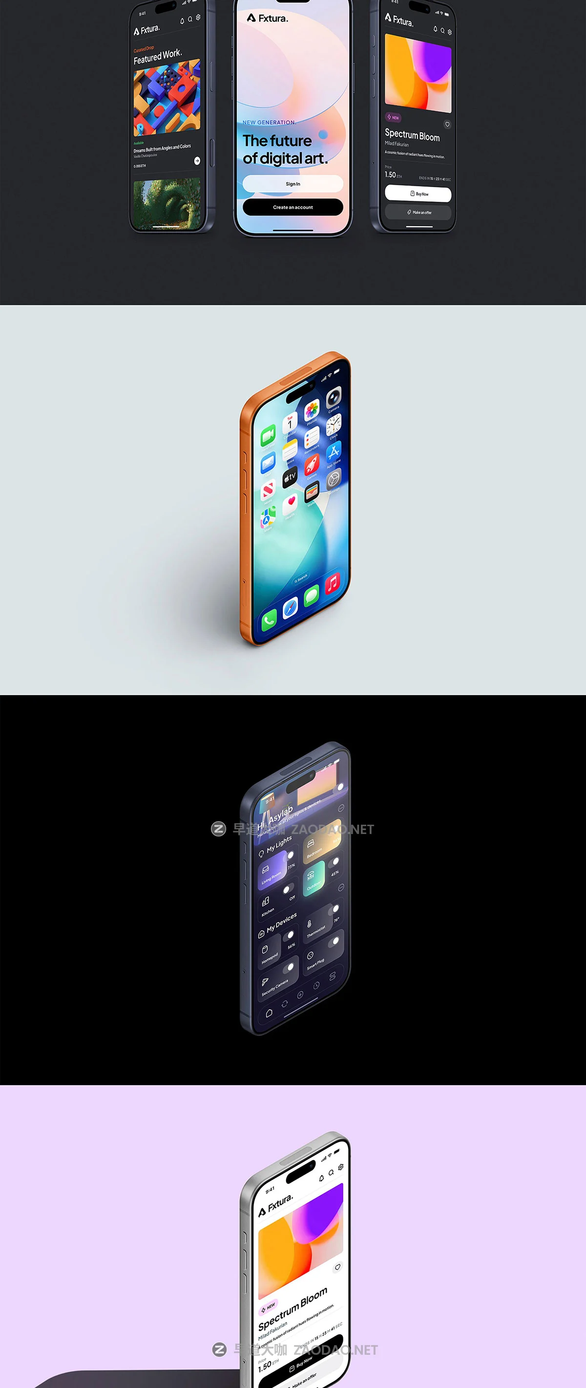 24款高级手机app ui界面广告作品集设计苹果iPhone 17 Pro展示贴图psd/figma样机模板 iPhone 17 Pro – 24 Mockups Scenes插图14 24款高级手机app ui界面广告作品集设计苹果iPhone 17 Pro展示贴图psd/figma样机模板 iPhone 17 Pro – 24 Mockups Scenes插图14