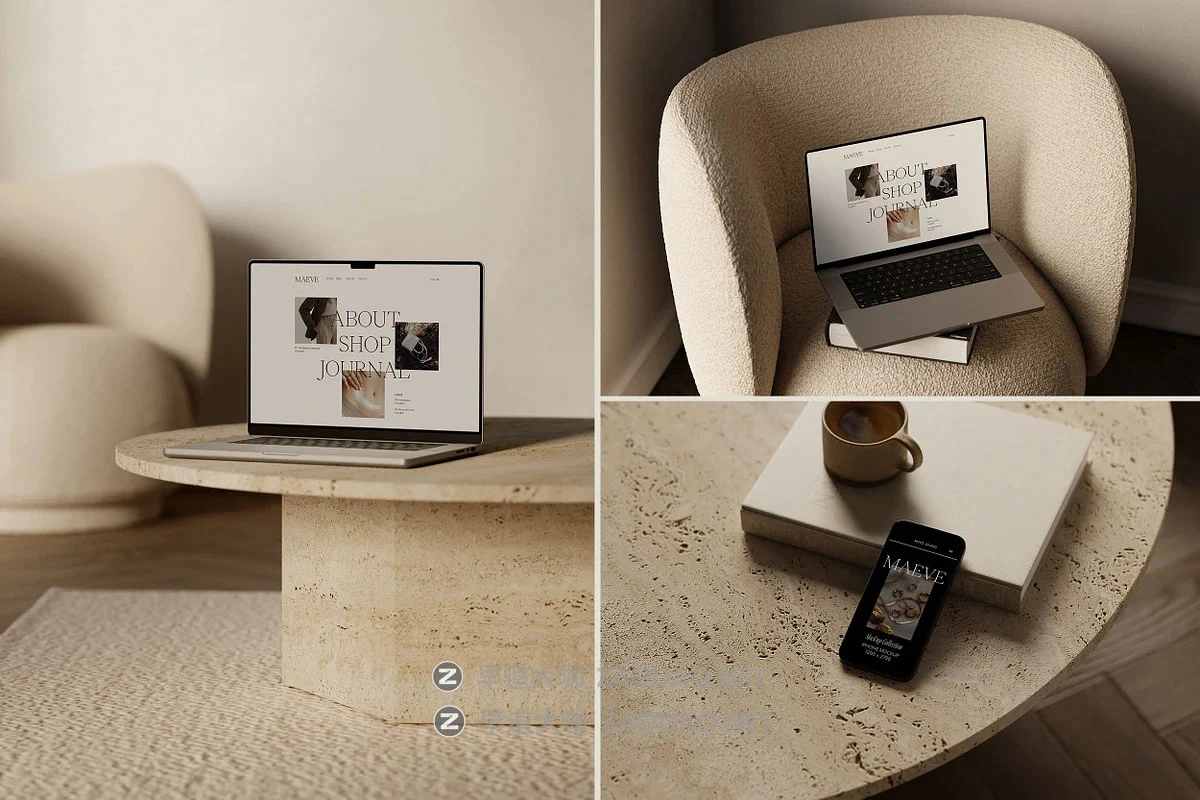 16款欧美风室内场景苹果Macbook电脑iPhone手机iPad平板UI设计展示效果图PSD样机模板 Moyo Studio – 16 MacBook, iPhone, iPad Mockups插图6 16款欧美风室内场景苹果Macbook电脑iPhone手机iPad平板UI设计展示效果图PSD样机模板 Moyo Studio – 16 MacBook, iPhone, iPad Mockups插图6