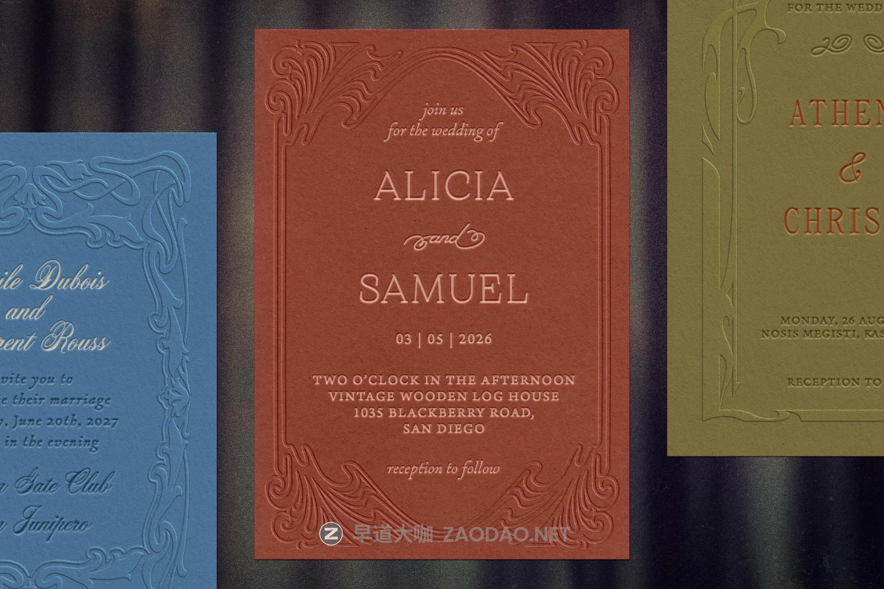 100款复古婚礼贺卡明信片压花浮雕纹理纸张设计PNG/JPG背景边框图片素材 Art Nouveau Papers & Frames插图10 100款复古婚礼贺卡明信片压花浮雕纹理纸张设计PNG/JPG背景边框图片素材 Art Nouveau Papers & Frames插图10