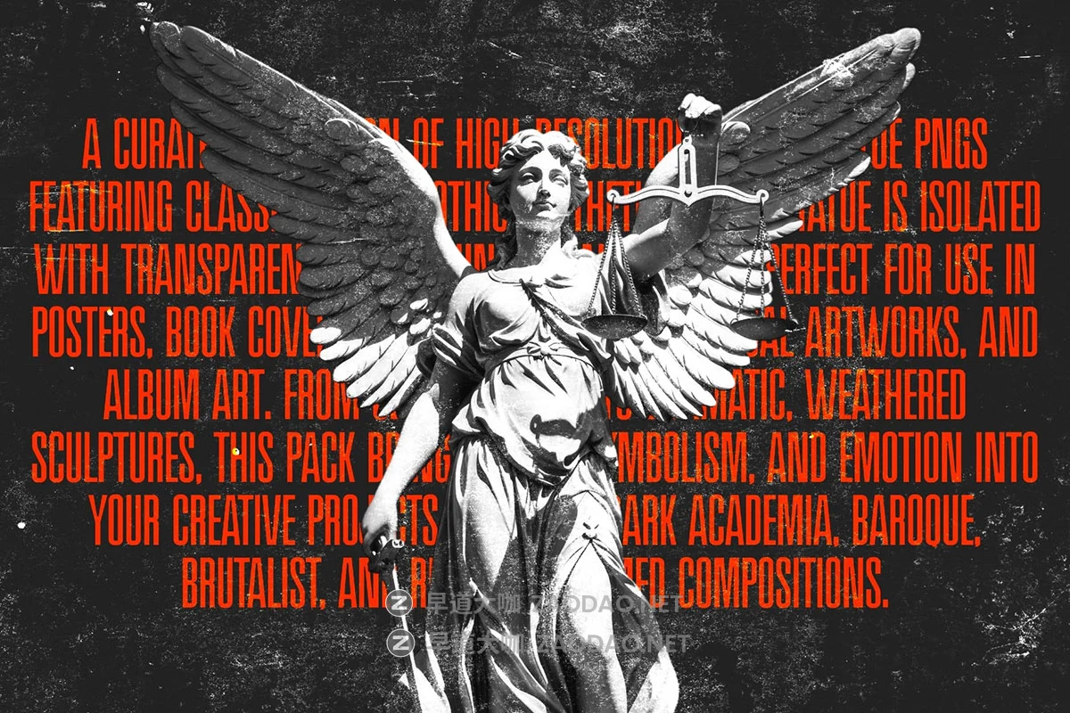 55款黑暗哥特式巴洛克天使雕像古典美学书籍专辑封面T恤印花设计png免抠图素材 Angel Statue PNG Collections插图5 55款黑暗哥特式巴洛克天使雕像古典美学书籍专辑封面T恤印花设计png免抠图素材 Angel Statue PNG Collections插图5