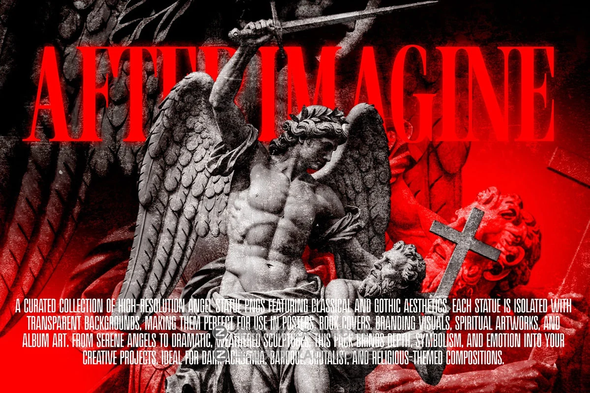 55款黑暗哥特式巴洛克天使雕像古典美学书籍专辑封面T恤印花设计png免抠图素材 Angel Statue PNG Collections插图8 55款黑暗哥特式巴洛克天使雕像古典美学书籍专辑封面T恤印花设计png免抠图素材 Angel Statue PNG Collections插图8