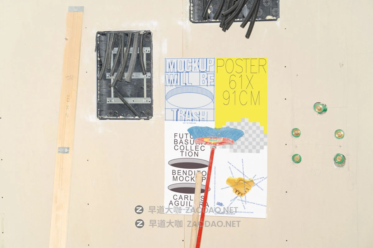 11款小众凌废弃杂乱景海报招贴传单设计展示效果图PS贴图样机模板 Bendito.Mockup – Futura Basura Collection II P3插图11 11款小众凌废弃杂乱景海报招贴传单设计展示效果图PS贴图样机模板 Bendito.Mockup – Futura Basura Collection II P3插图11