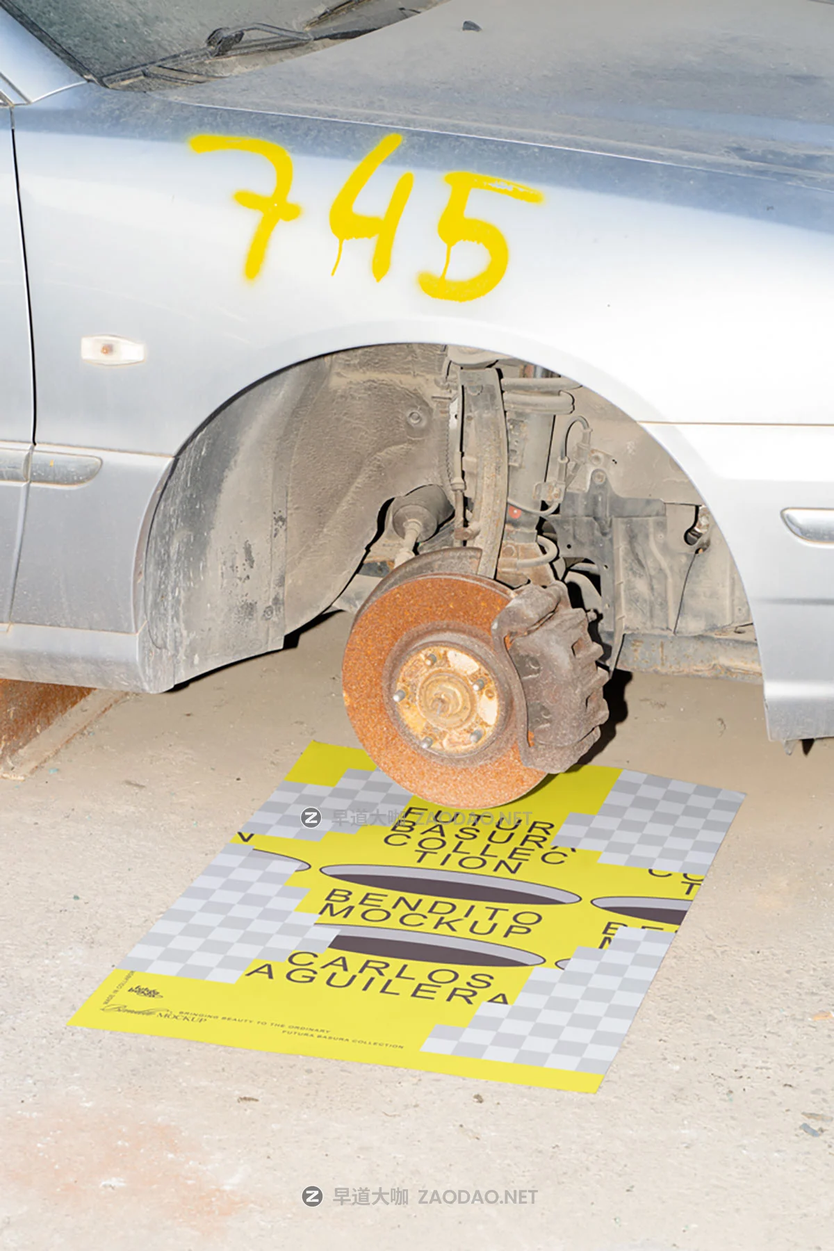 11款小众凌废弃杂乱景海报招贴传单设计展示效果图PS贴图样机模板 Bendito.Mockup – Futura Basura Collection II P3插图5 11款小众凌废弃杂乱景海报招贴传单设计展示效果图PS贴图样机模板 Bendito.Mockup – Futura Basura Collection II P3插图5