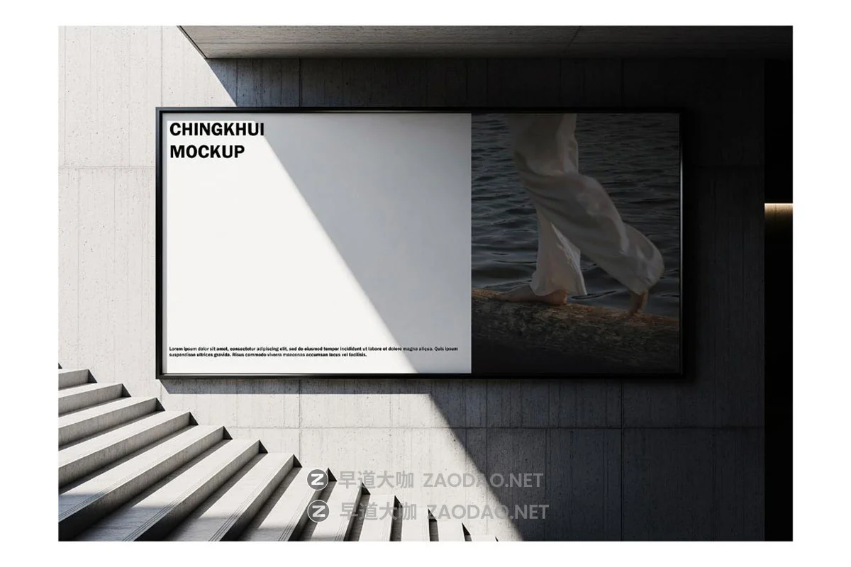 7款国外高级车站停车场地铁站楼梯口电子屏画面广告牌海报设计展示ps贴图样机模板 Billboard Mockup插图6 7款国外高级车站停车场地铁站楼梯口电子屏画面广告牌海报设计展示ps贴图样机模板 Billboard Mockup插图6