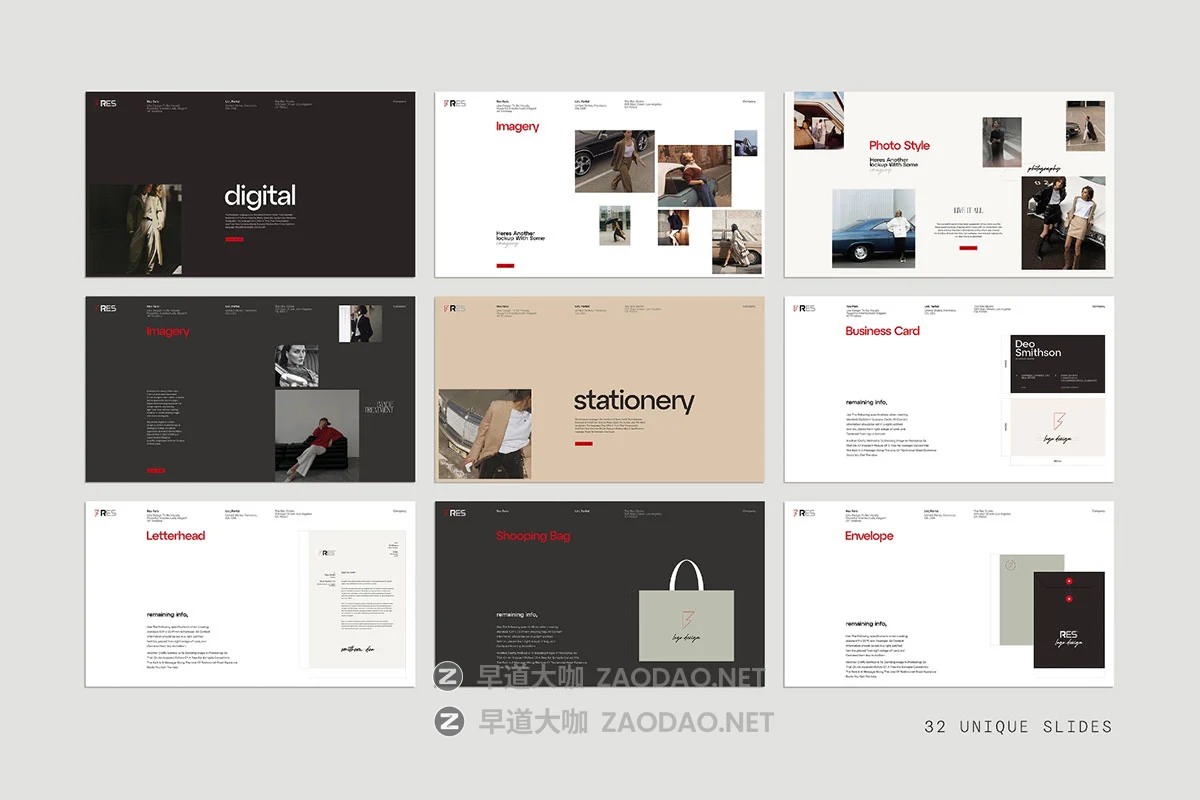 32页高级极简品牌logo使用规范指南手册设计indd源文件模板素材 Brand Guideline Template插图5 32页高级极简品牌logo使用规范指南手册设计indd源文件模板素材 Brand Guideline Template插图5