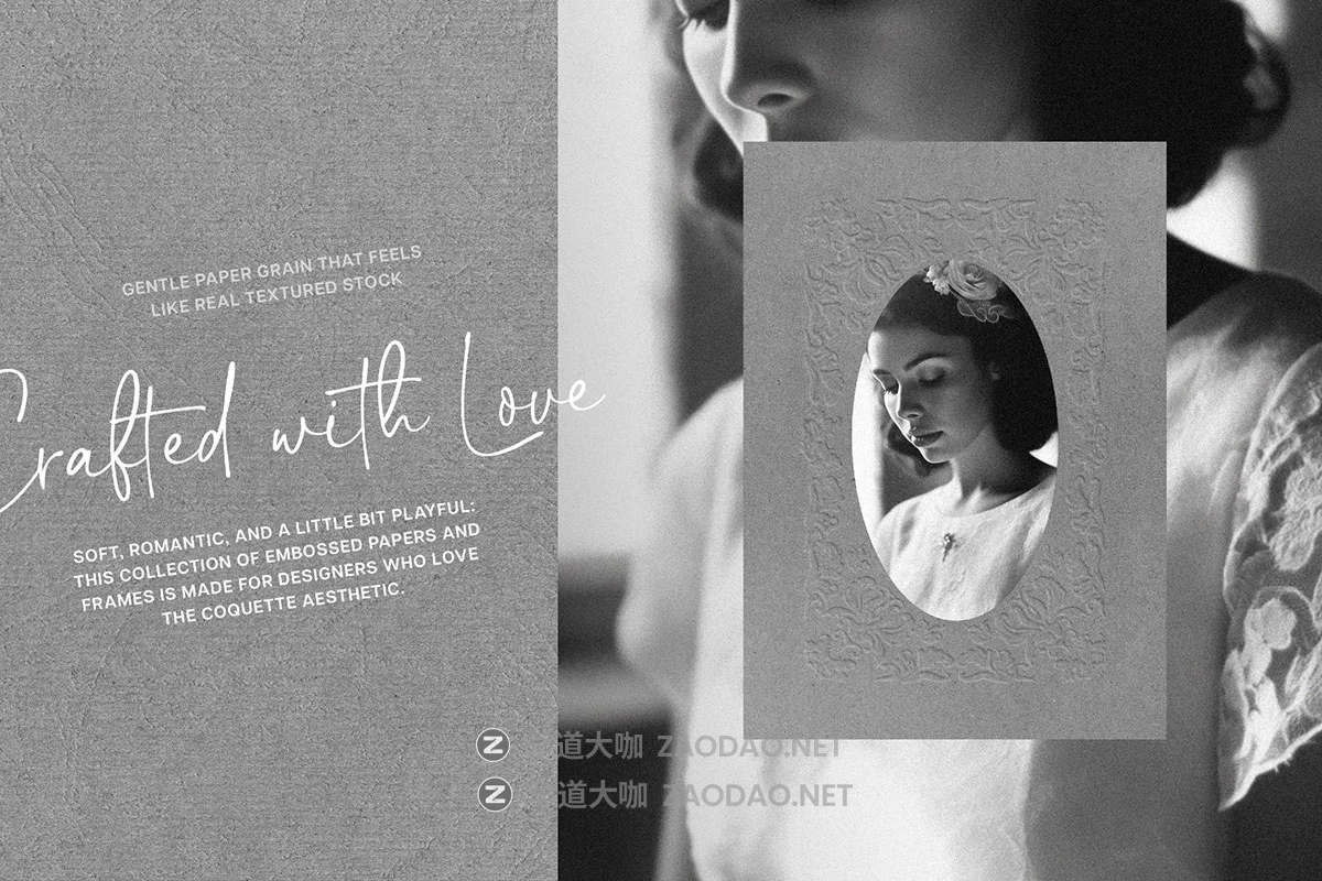 80款浪漫柔软细腻斑点凸起婚礼艺术品照片边框卡片纸张纹理高清图片设计素材 Crafted Embossed Papers & Frames插图7 80款浪漫柔软细腻斑点凸起婚礼艺术品照片边框卡片纸张纹理高清图片设计素材 Crafted Embossed Papers & Frames插图7