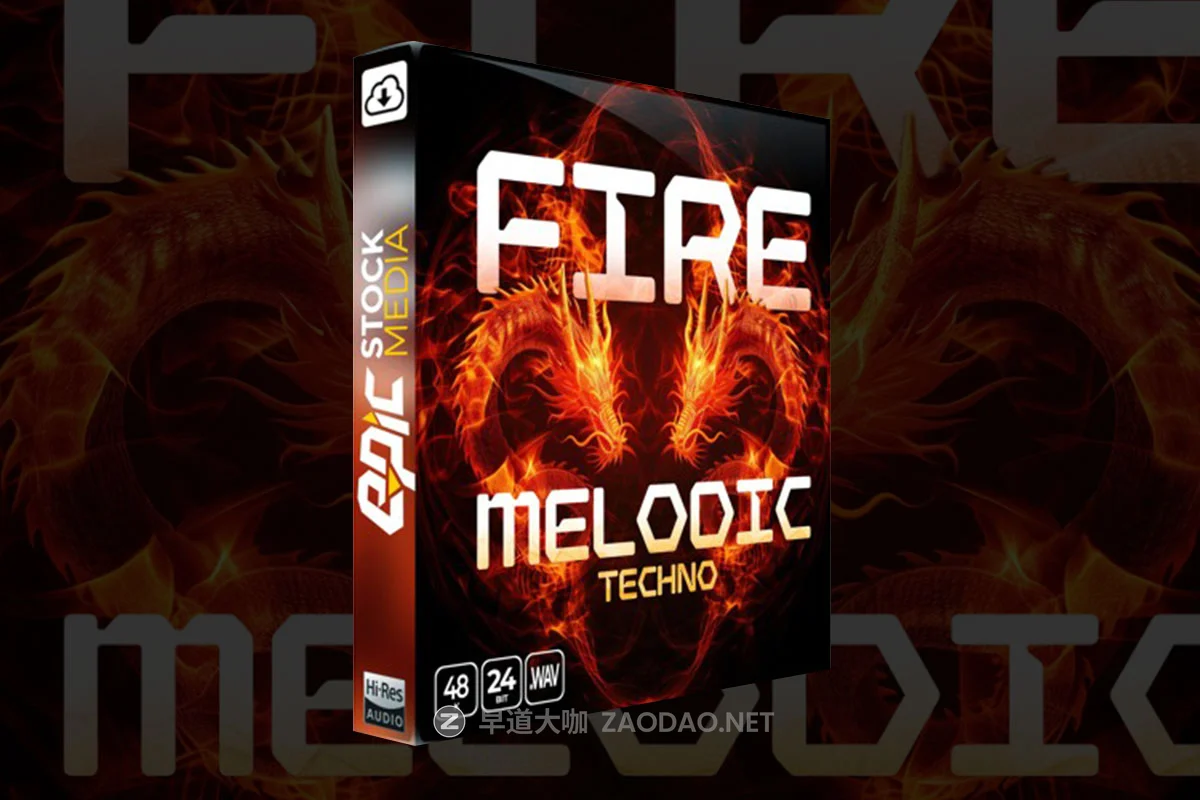 303组嘻哈低保真氛围泰克诺DJ舞曲旋律无损音乐音效素材包 Epic Stock Media Fire Melodic Techno插图 303组嘻哈低保真氛围泰克诺DJ舞曲旋律无损音乐音效素材包 Epic Stock Media Fire Melodic Techno插图