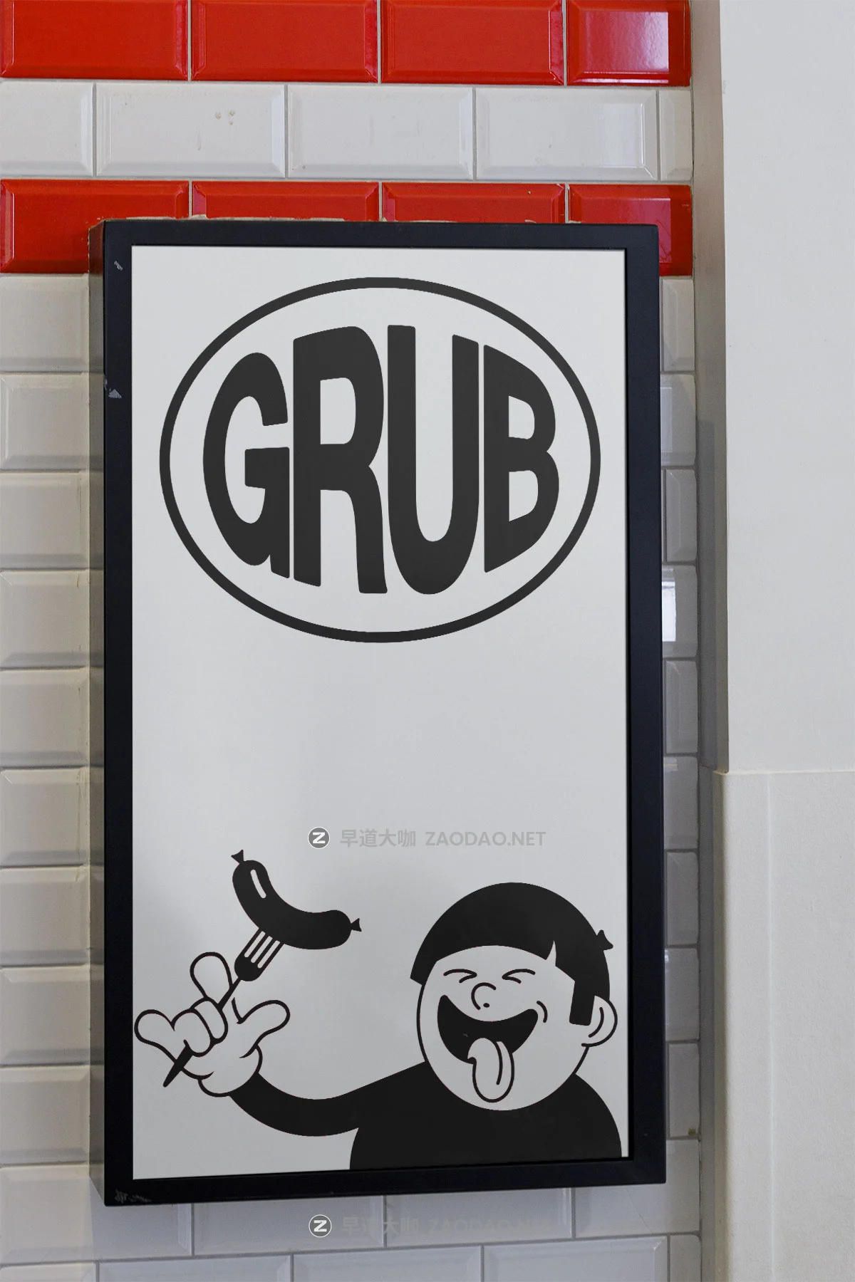 7款小众披萨汉堡VI设计易拉罐咖啡杯棒球帽海报汉堡纸盒展示ps贴图样机模板 Format Mockup – GRUB Collection P2插图1 7款小众披萨汉堡VI设计易拉罐咖啡杯棒球帽海报汉堡纸盒展示ps贴图样机模板 Format Mockup – GRUB Collection P2插图1