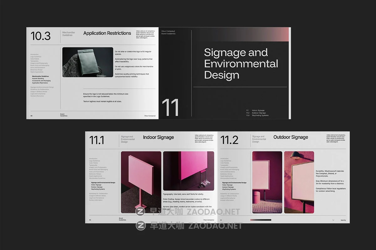 68页公司企业品牌Logo使用规范指南手册图文排版设计Affinity模板素材 Gradient Brand Guidelines Affinity Template插图5 68页公司企业品牌Logo使用规范指南手册图文排版设计Affinity模板素材 Gradient Brand Guidelines Affinity Template插图5