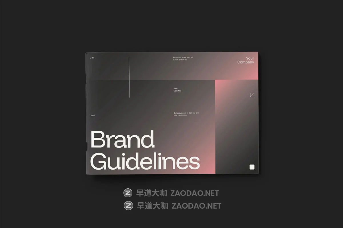 68页公司企业品牌Logo使用规范指南手册图文排版设计Affinity模板素材 Gradient Brand Guidelines Affinity Template插图2 68页公司企业品牌Logo使用规范指南手册图文排版设计Affinity模板素材 Gradient Brand Guidelines Affinity Template插图2
