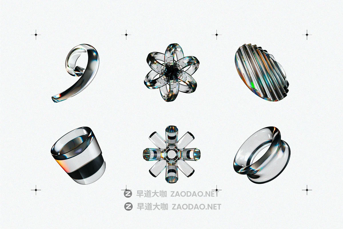 60款新潮透明虹彩3D立体不规则玻璃图形png免抠图设计素材 Liquid Glass 3D Shapes插图1 60款新潮透明虹彩3D立体不规则玻璃图形png免抠图设计素材 Liquid Glass 3D Shapes插图1