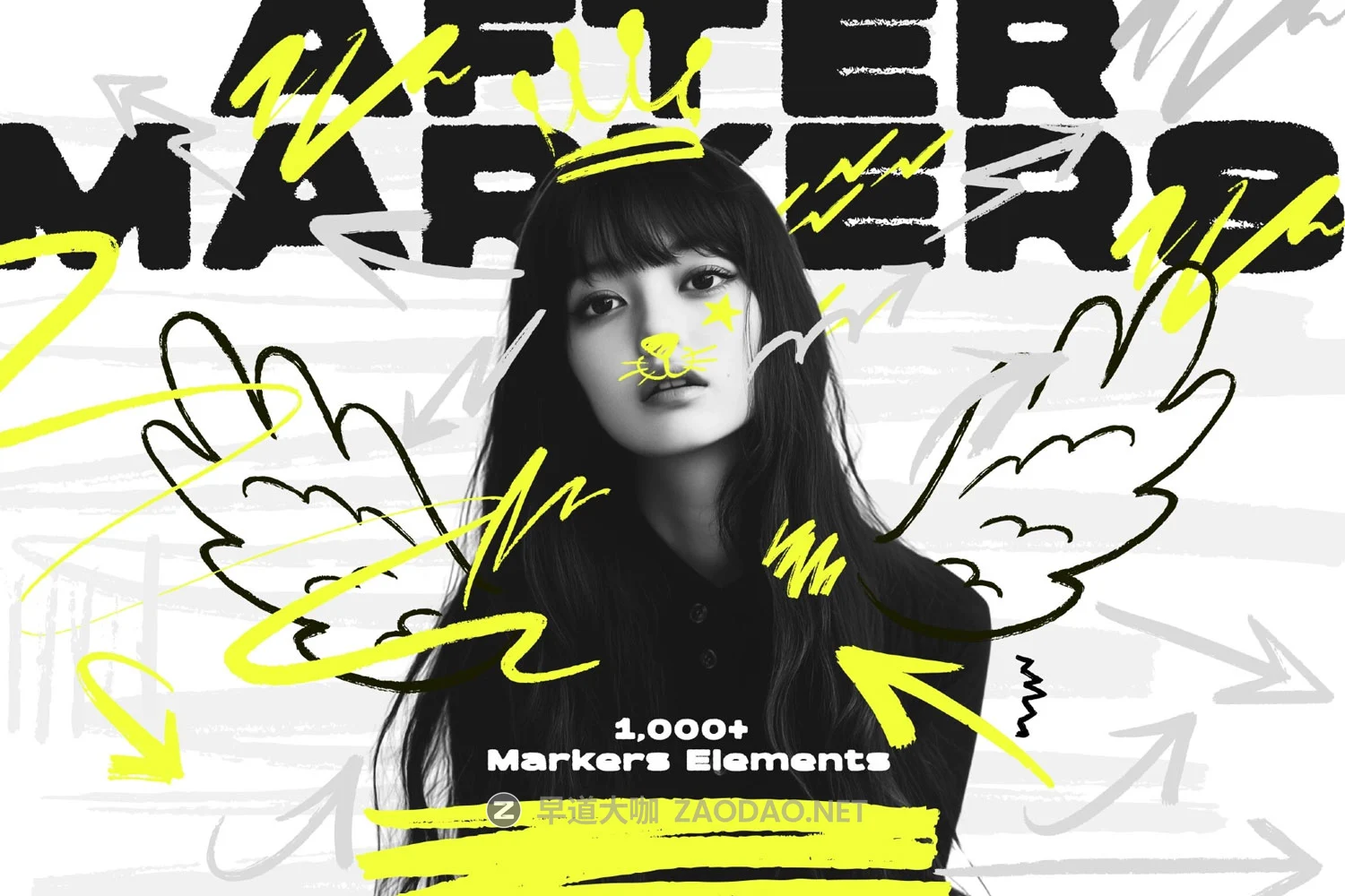 1000+款时尚街头涂鸦手绘马克笔笔画箭头线条表情符号png免抠图设计素材 Markers Collection插图 1000+款时尚街头涂鸦手绘马克笔笔画箭头线条表情符号png免抠图设计素材 Markers Collection插图