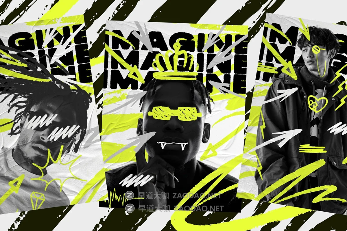 1000+款时尚街头涂鸦手绘马克笔笔画箭头线条表情符号png免抠图设计素材 Markers Collection插图6 1000+款时尚街头涂鸦手绘马克笔笔画箭头线条表情符号png免抠图设计素材 Markers Collection插图6