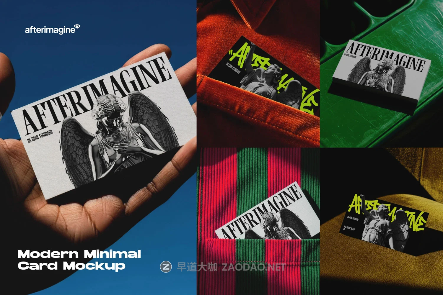 5款高级真实场景商务名片卡片会员卡logo设计展示贴图psd样机模板 Modern Minimal Card Mockup插图 5款高级真实场景商务名片卡片会员卡logo设计展示贴图psd样机模板 Modern Minimal Card Mockup插图