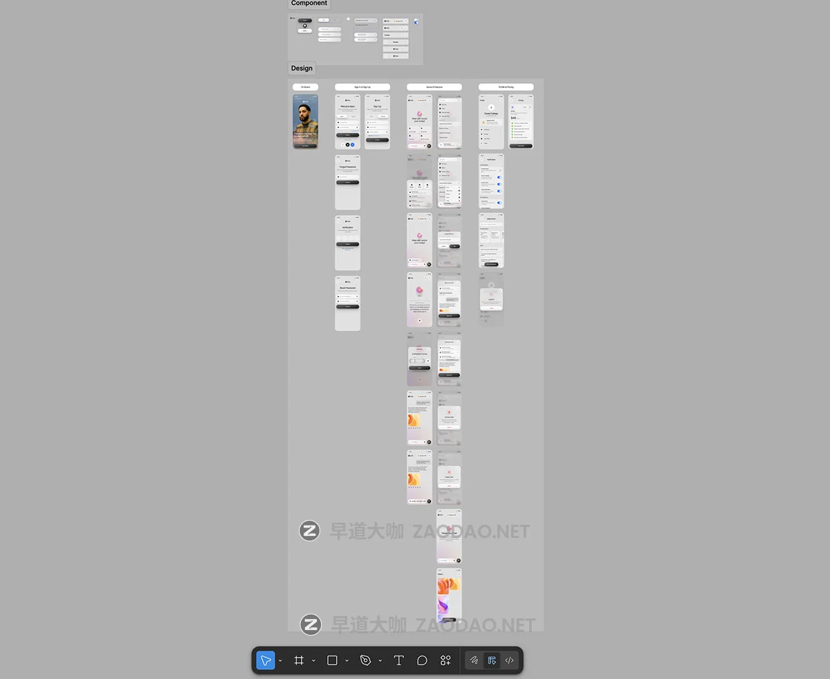 25+屏创意AI智能聊天语音图片视频生成器手机移动应用程序app ui界面设计figma模板套件 Oria – AI Assistant UI Kit插图7 25+屏创意AI智能聊天语音图片视频生成器手机移动应用程序app ui界面设计figma模板套件 Oria – AI Assistant UI Kit插图7
