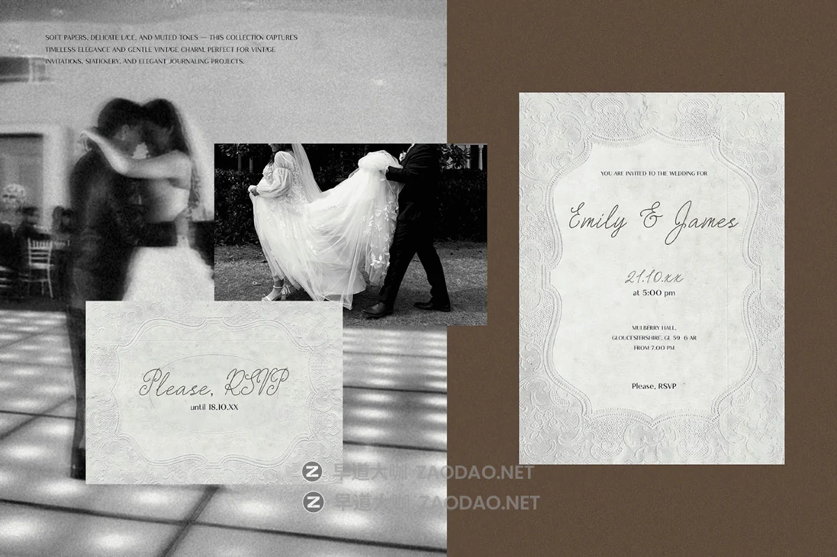 75款做旧蕾丝边婚礼贺卡邀请函手帐日记产品包装盒装饰背景图片设计素材 Paper & Lace backgrounds插图4 75款做旧蕾丝边婚礼贺卡邀请函手帐日记产品包装盒装饰背景图片设计素材 Paper & Lace backgrounds插图4