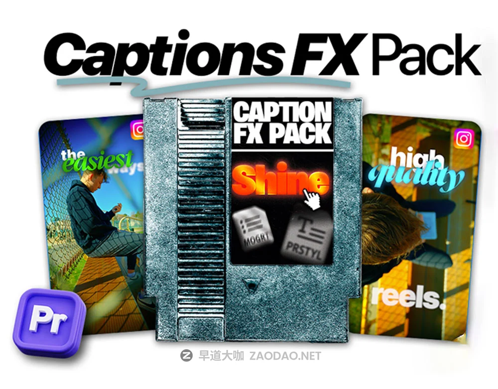 PR预设 现代电影风格访谈电影短视频剪辑文字标题字幕动画特效 Sparvol – Caption Fx Pack插图 PR预设 现代电影风格访谈电影短视频剪辑文字标题字幕动画特效 Sparvol – Caption Fx Pack插图