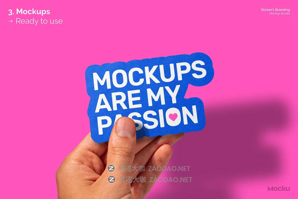 高级质感贴纸logo徽标VI文创品牌异形插画设计展示PSD样机效果图套件 Sticker’s Branding Mockup Bundle插图11 高级质感贴纸logo徽标VI文创品牌异形插画设计展示PSD样机效果图套件 Sticker’s Branding Mockup Bundle插图11