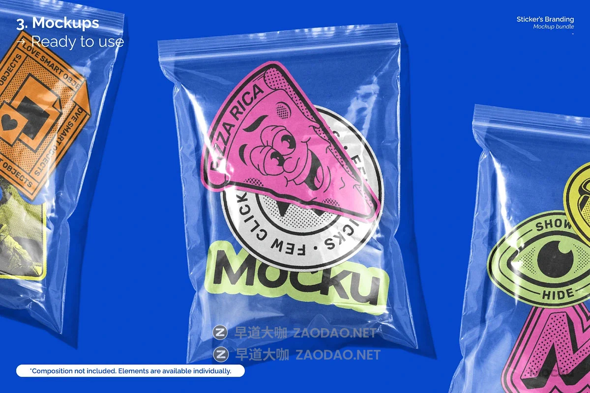 高级质感贴纸logo徽标VI文创品牌异形插画设计展示PSD样机效果图套件 Sticker’s Branding Mockup Bundle插图16 高级质感贴纸logo徽标VI文创品牌异形插画设计展示PSD样机效果图套件 Sticker’s Branding Mockup Bundle插图16