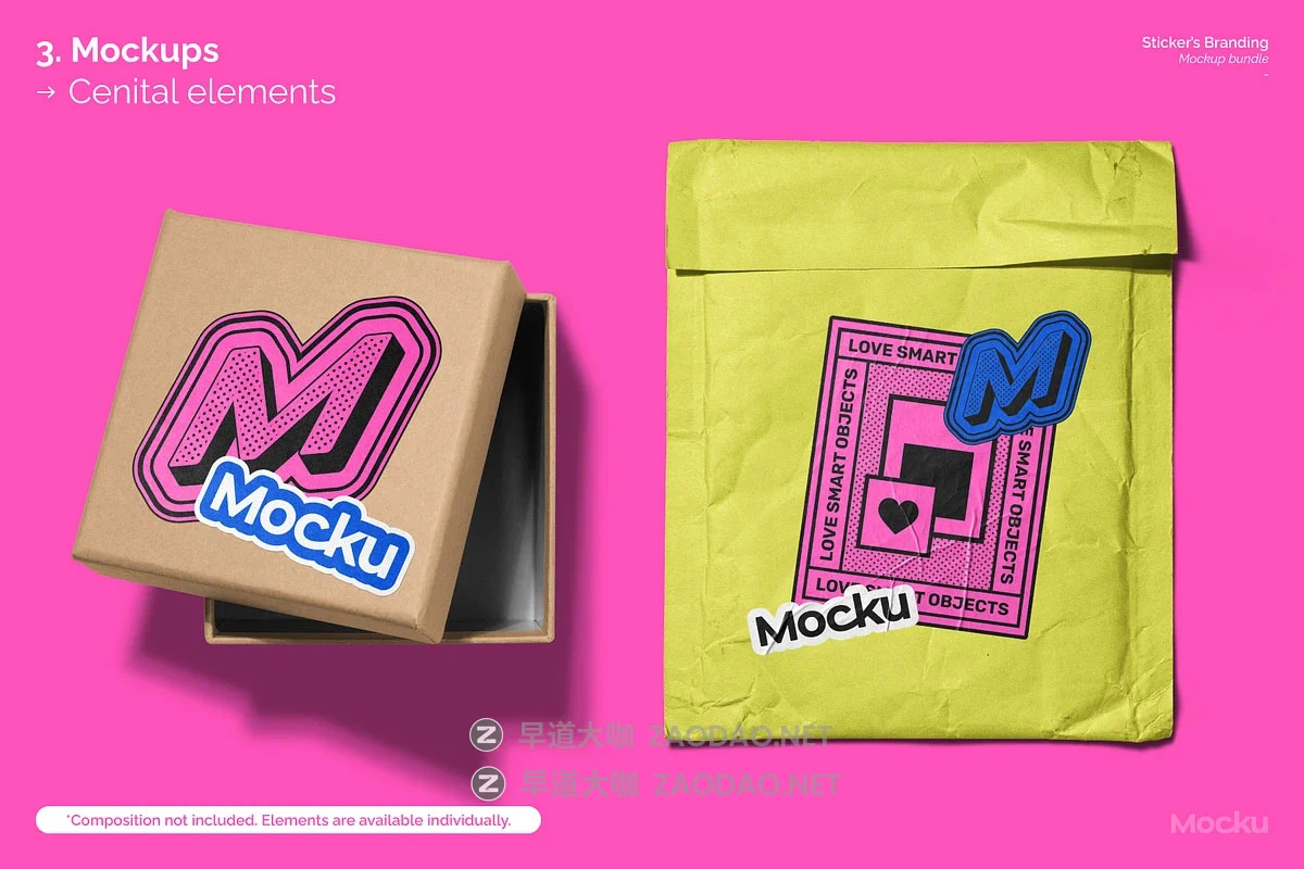 高级质感贴纸logo徽标VI文创品牌异形插画设计展示PSD样机效果图套件 Sticker’s Branding Mockup Bundle插图17 高级质感贴纸logo徽标VI文创品牌异形插画设计展示PSD样机效果图套件 Sticker’s Branding Mockup Bundle插图17