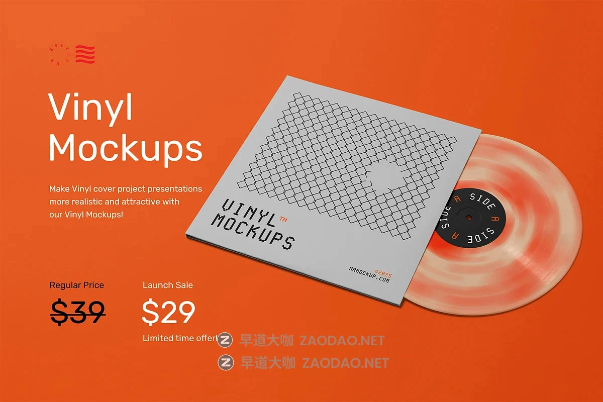 12款黑胶唱片音乐CD碟片专辑封面包装设计作品ps展示效果图样机模板 Vinyl Mockups by Mr.Mockup插图1 12款黑胶唱片音乐CD碟片专辑封面包装设计作品ps展示效果图样机模板 Vinyl Mockups by Mr.Mockup插图1