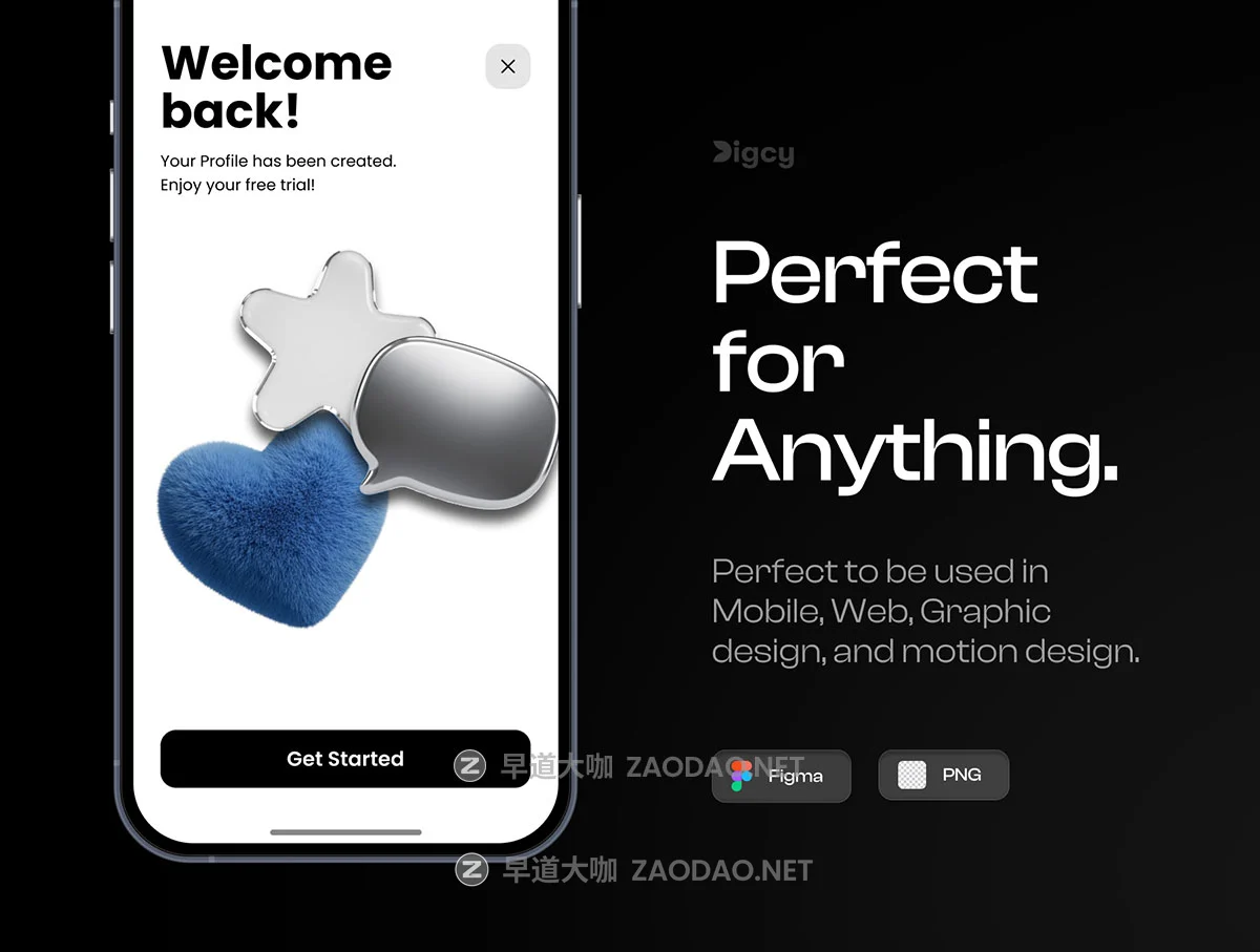 84款奢华毛茸茸蓬松塑料铝箔3D立体抽象艺术图形png免抠图设计素材 Ultimate 3D Shapes Collection – Figma Components + PNGs插图1 84款奢华毛茸茸蓬松塑料铝箔3D立体抽象艺术图形png免抠图设计素材 Ultimate 3D Shapes Collection – Figma Components + PNGs插图1