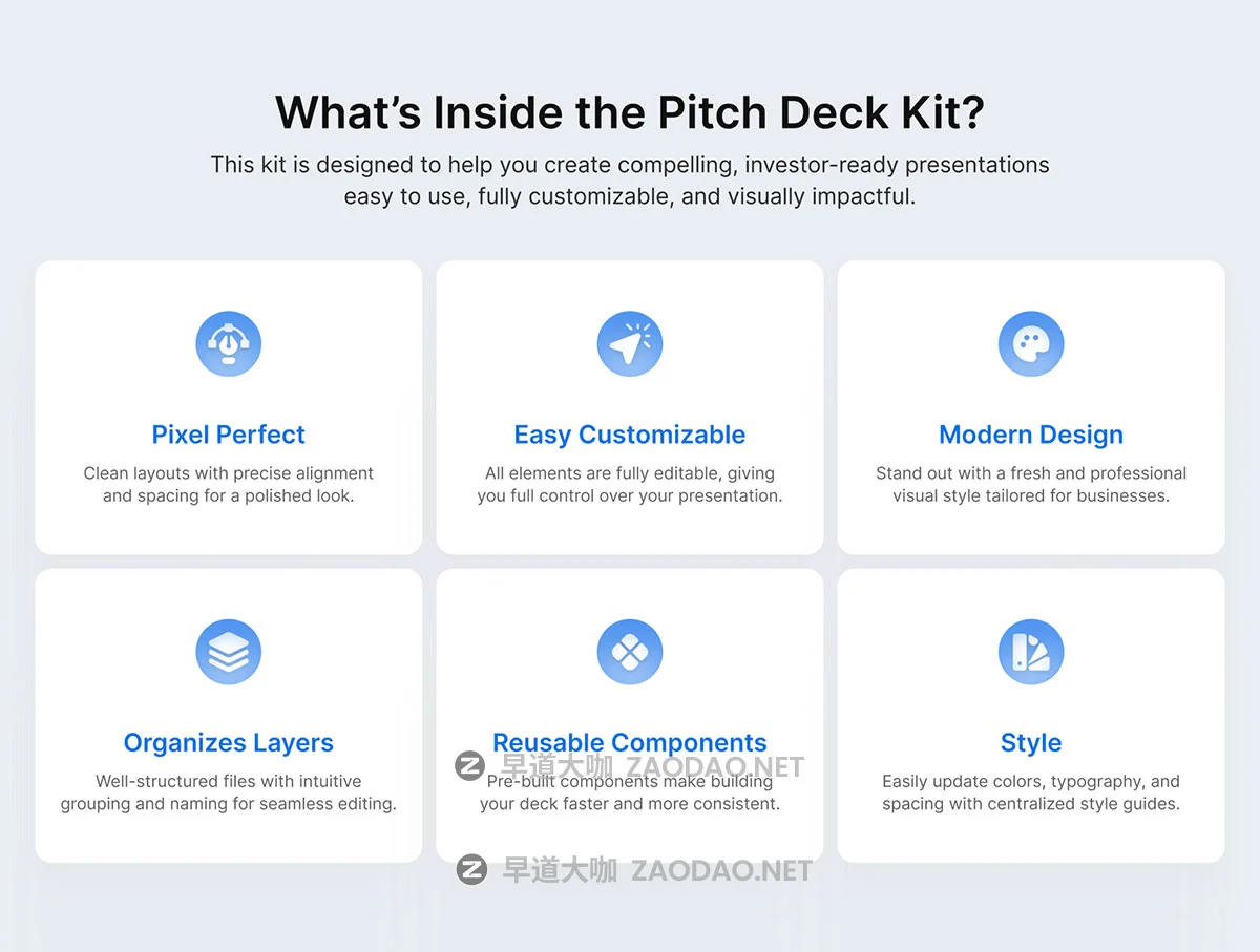 25页极简商业战略策划企业年度报表简报幻灯片设计ppt/figma模板 Blura – Pitch Deck Kit插图1 25页极简商业战略策划企业年度报表简报幻灯片设计ppt/figma模板 Blura – Pitch Deck Kit插图1
