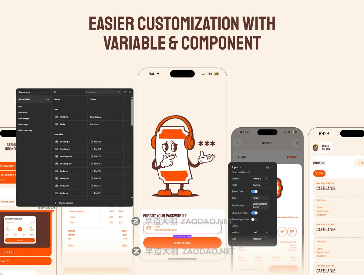 102+屏极简旅行线路规划机票航班酒店预订app应用程序ui界面设计figma模板 Trivia APP UI插图3 102+屏极简旅行线路规划机票航班酒店预订app应用程序ui界面设计figma模板 Trivia APP UI插图3
