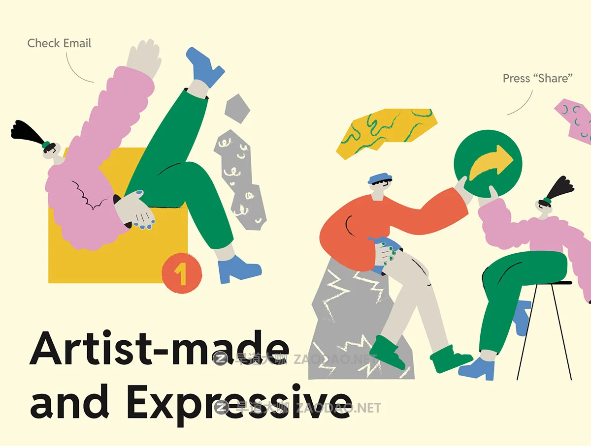 20款卡通趣味创意人物角色手绘插画插图ai/png免抠图设计素材 Catchy Digital Product Illustrations插图1 20款卡通趣味创意人物角色手绘插画插图ai/png免抠图设计素材 Catchy Digital Product Illustrations插图1