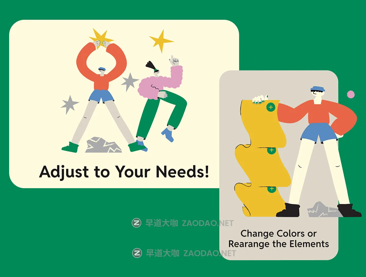 20款卡通趣味创意人物角色手绘插画插图ai/png免抠图设计素材 Catchy Digital Product Illustrations插图2 20款卡通趣味创意人物角色手绘插画插图ai/png免抠图设计素材 Catchy Digital Product Illustrations插图2