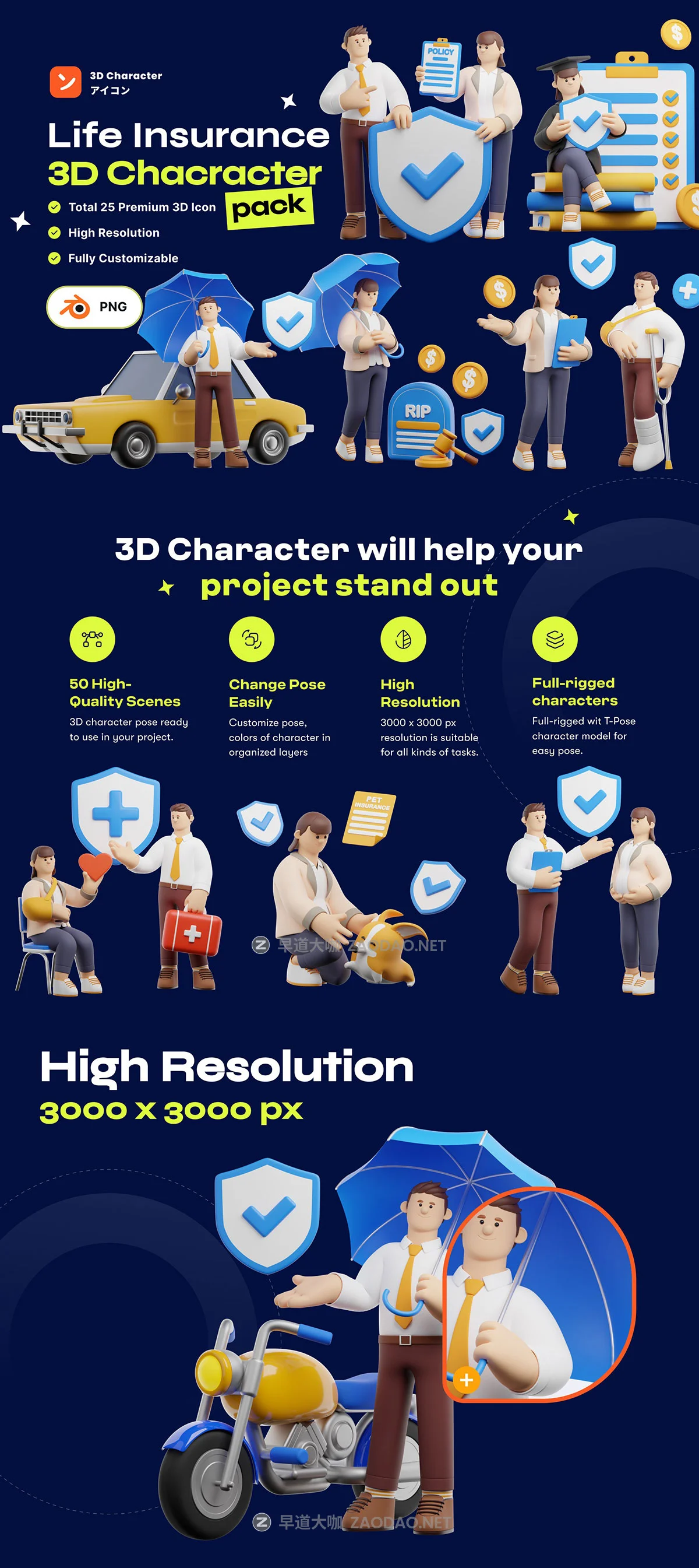 25款高级人寿企业保险业务3d人物角色图标插图blender模型/png免抠图设计素材 Life Insurance 3D Character Pack插图8 25款高级人寿企业保险业务3d人物角色图标插图blender模型/png免抠图设计素材 Life Insurance 3D Character Pack插图8