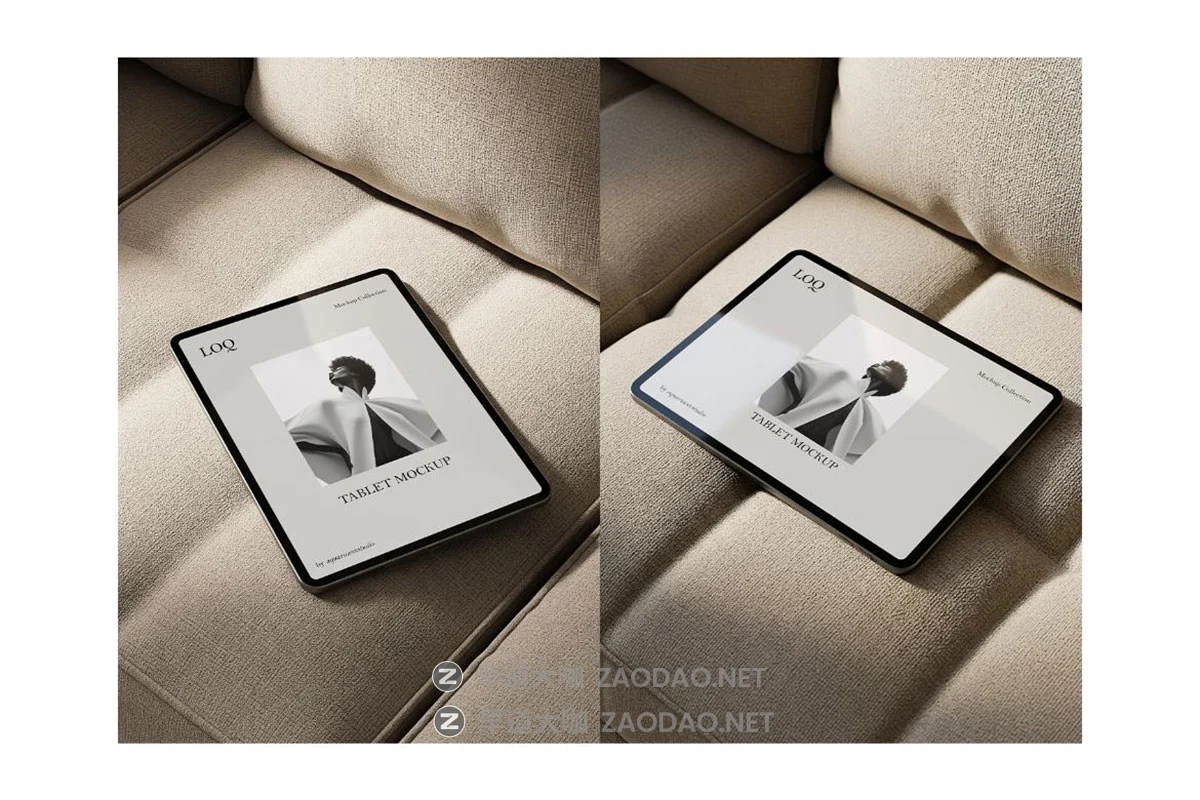 10款室内沙发背景数字艺术品网站UI界面作品集设计iPad平板电脑贴图psd样机模板 iPad Mockup插图4 10款室内沙发背景数字艺术品网站UI界面作品集设计iPad平板电脑贴图psd样机模板 iPad Mockup插图4