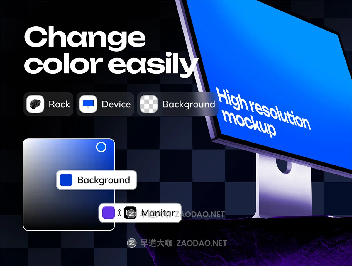 3款高级工业风网站ui作品集设计展示苹果显示器display贴图psd/figma样机模板Display Monitor Mockup Set插图2 3款高级工业风网站ui作品集设计展示苹果显示器display贴图psd/figma样机模板Display Monitor Mockup Set插图2